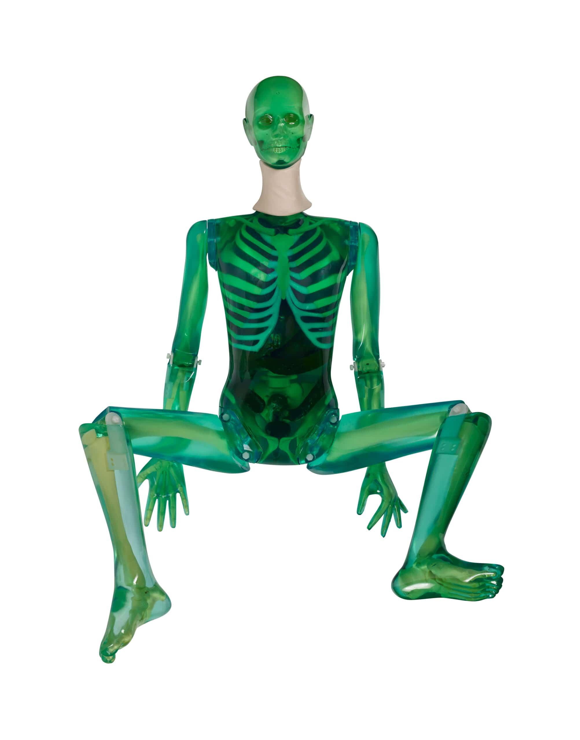 Full-body RSD Take-Apart Pixy phantom with a translucent green body and visible internal skeleton